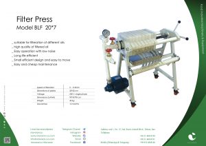 Filter Press - Model BLF  20*7